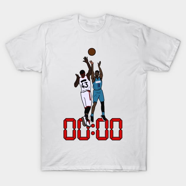 Jeremy Lamb Game Winner - NBA Charlotte Hornets T-Shirt by xavierjfong